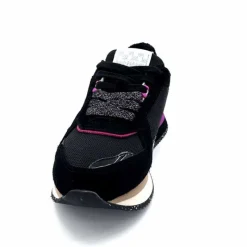 Sport|Décontracté<No Name Baskets Running Mia Jogger W Cuir Noir Fushia FushiaNoir