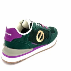 Sport|Baskets<No Name Baskets Running Tova Runner W Daim Vert Textile Vert Blanc Violet BlancFushiaVert