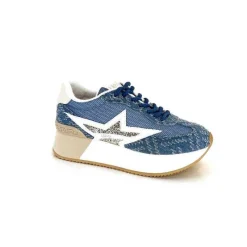 Sport|Compensées & Plateformes<Liu.Jo Baskets Running Plateforme Ba4083 Textile Bleu