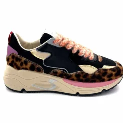 Teenager|Sport Chic<royal trading - serafini Baskets Running Serafini Ai24dmal04 Textile &amp; Léo Noir