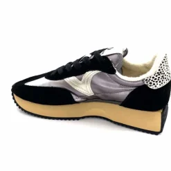 Sport|Animalier<Victoria Baskets Running 1134111 Daim Noir Gris GrisFoncéNoir