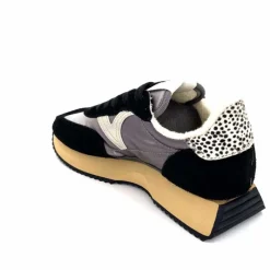 Sport|Animalier<Victoria Baskets Running 1134111 Daim Noir Gris GrisFoncéNoir