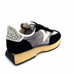 Sport|Animalier<Victoria Baskets Running 1134111 Daim Noir Gris GrisFoncéNoir
