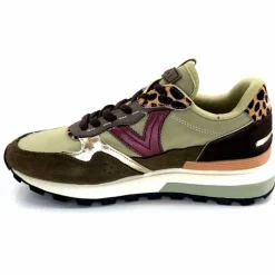 Sport Chic|Animalier<Victoria Baskets Running 1156108 Textile Daim Kaki KakiLéopard