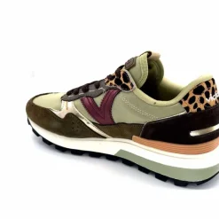 Sport Chic|Animalier<Victoria Baskets Running 1156108 Textile Daim Kaki KakiLéopard