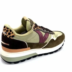 Sport Chic|Animalier<Victoria Baskets Running 1156108 Textile Daim Kaki KakiLéopard