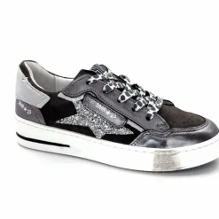 Teenager|Baskets<Semerdjian Baskets SMR23 Ales A625 Cuir Métallique Gris Daim Gris GrisMétal