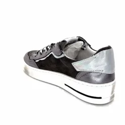 Teenager|Baskets<Semerdjian Baskets SMR23 Ales A625 Cuir Métallique Gris Daim Gris GrisMétal