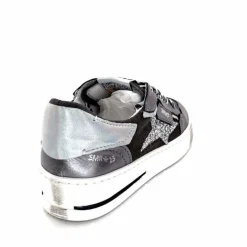 Teenager|Baskets<Semerdjian Baskets SMR23 Ales A625 Cuir Métallique Gris Daim Gris GrisMétal