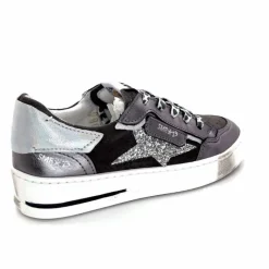 Teenager|Baskets<Semerdjian Baskets SMR23 Ales A625 Cuir Métallique Gris Daim Gris GrisMétal