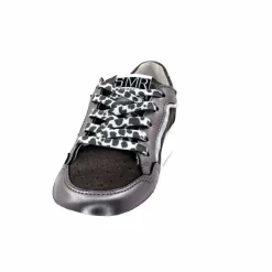 Teenager|Baskets<Semerdjian Baskets SMR23 Ales A625 Cuir Métallique Gris Daim Gris GrisMétal