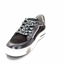 Teenager|Baskets<Semerdjian Baskets SMR23 Ales A625 Cuir Métallique Gris Daim Gris GrisMétal