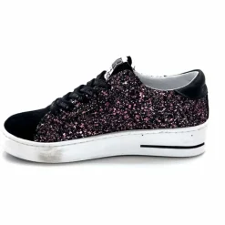 Teenager|Fantaisie<Semerdjian Baskets SMR23 Maya A651 Daim Paillettes Rose Noir