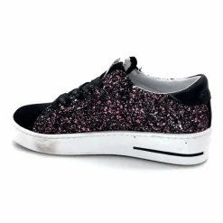 Teenager|Fantaisie<Semerdjian Baskets SMR23 Maya A651 Daim Paillettes Rose Noir