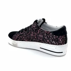 Teenager|Fantaisie<Semerdjian Baskets SMR23 Maya A651 Daim Paillettes Rose Noir