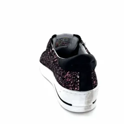 Teenager|Fantaisie<Semerdjian Baskets SMR23 Maya A651 Daim Paillettes Rose Noir