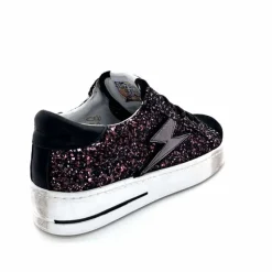 Teenager|Fantaisie<Semerdjian Baskets SMR23 Maya A651 Daim Paillettes Rose Noir