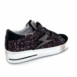 Teenager|Fantaisie<Semerdjian Baskets SMR23 Maya A651 Daim Paillettes Rose Noir