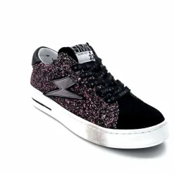 Teenager|Fantaisie<Semerdjian Baskets SMR23 Maya A651 Daim Paillettes Rose Noir
