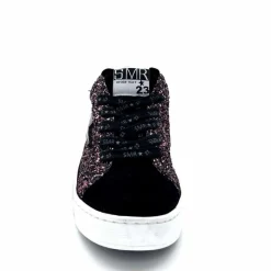 Teenager|Fantaisie<Semerdjian Baskets SMR23 Maya A651 Daim Paillettes Rose Noir