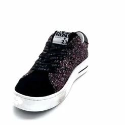 Teenager|Fantaisie<Semerdjian Baskets SMR23 Maya A651 Daim Paillettes Rose Noir