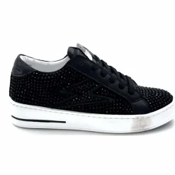 Teenager|Baskets<Semerdjian Baskets SMR23 Maya A412 Daim &amp; Strass Noir