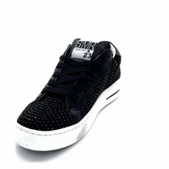Teenager|Baskets<Semerdjian Baskets SMR23 Maya A412 Daim &amp; Strass Noir