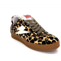 Teenager|Animalier<Semerdjian Baskets SMR23 Risy A223 Cuir Léo Léopard