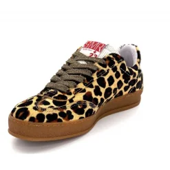 Teenager|Animalier<Semerdjian Baskets SMR23 Risy A223 Cuir Léo Léopard