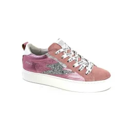 Teenager|Baskets<Semerdjian Baskets SMR Viken 11710 Cuir Métallique Daim Rose