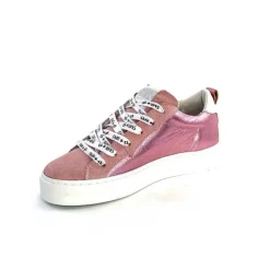 Teenager|Baskets<Semerdjian Baskets SMR Viken 11710 Cuir Métallique Daim Rose
