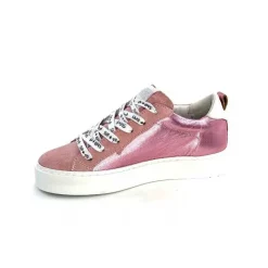 Teenager|Baskets<Semerdjian Baskets SMR Viken 11710 Cuir Métallique Daim Rose
