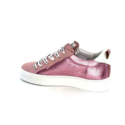 Teenager|Baskets<Semerdjian Baskets SMR Viken 11710 Cuir Métallique Daim Rose