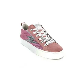 Teenager|Baskets<Semerdjian Baskets SMR Viken 11710 Cuir Métallique Daim Rose