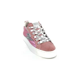 Teenager|Baskets<Semerdjian Baskets SMR Viken 11710 Cuir Métallique Daim Rose