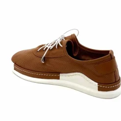 Basic|Baskets<428-ivoire Baskets Souples Ivoire G377 791 Cuir Marron