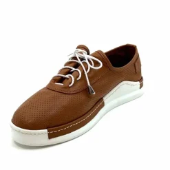 Basic|Baskets<428-ivoire Baskets Souples Ivoire G377 791 Cuir Marron