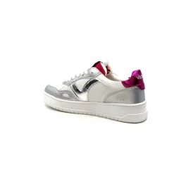 Teenager|Décontracté<Victoria Baskets 1257120 Cuir Argent Rose Blanc