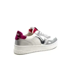 Teenager|Décontracté<Victoria Baskets 1257120 Cuir Argent Rose Blanc