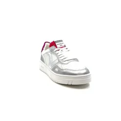 Teenager|Décontracté<Victoria Baskets 1257120 Cuir Argent Rose Blanc