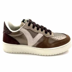 Teenager|Baskets<Victoria Baskets 1258257 Cuir Platine Marron