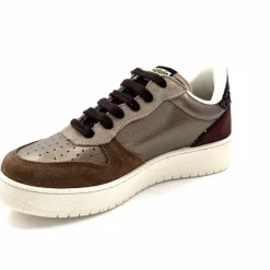 Teenager|Baskets<Victoria Baskets 1258257 Cuir Platine Marron