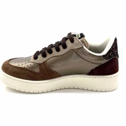 Teenager|Baskets<Victoria Baskets 1258257 Cuir Platine Marron