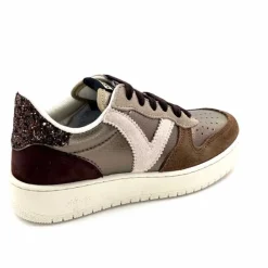 Teenager|Baskets<Victoria Baskets 1258257 Cuir Platine Marron