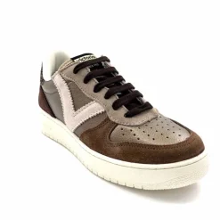 Teenager|Baskets<Victoria Baskets 1258257 Cuir Platine Marron