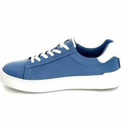 Sport Chic|Baskets<ivoire422 Baskets Zip Ivoire 278 Cuir Bleu