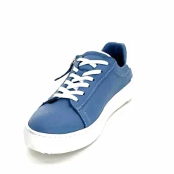 Sport Chic|Baskets<ivoire422 Baskets Zip Ivoire 278 Cuir Bleu