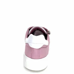 Sport Chic|Basic<ivoire422 Baskets Zip Ivoire 278 Cuir Rose