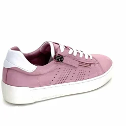 Sport Chic|Basic<ivoire422 Baskets Zip Ivoire 278 Cuir Rose