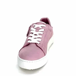 Sport Chic|Basic<ivoire422 Baskets Zip Ivoire 278 Cuir Rose